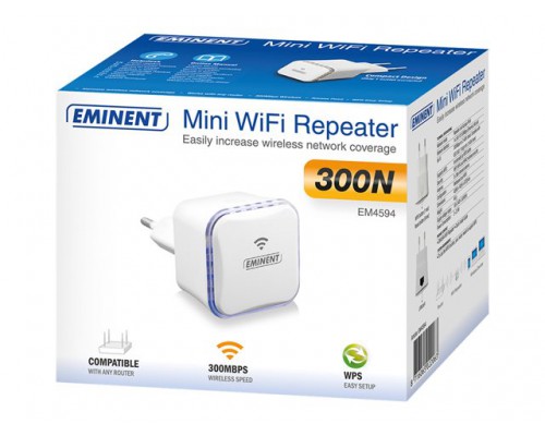 EMINENT Wireless N Mini Repeater WPS connect