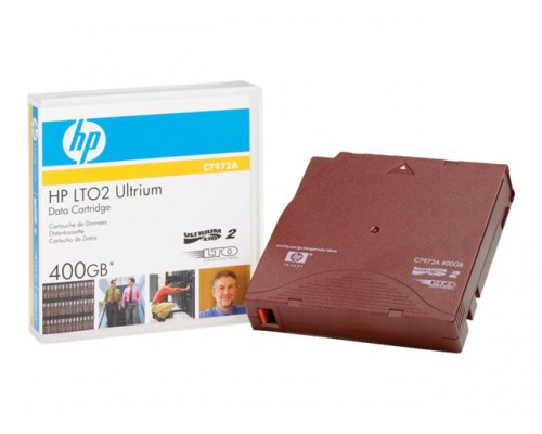 HPE LTO Ultrium 2 pre-labelled data cartridge 200 / 400GB 20-pack