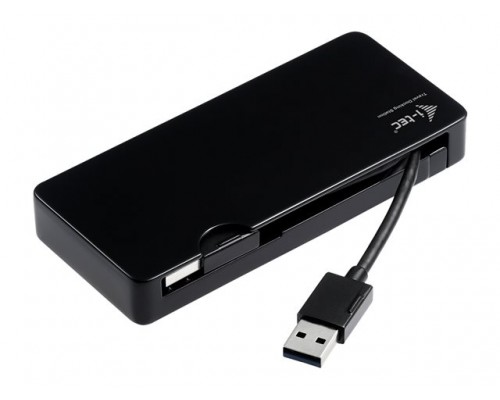 I-TEC USB 3.0 Advance Travel Docking Station HDMI or VGA Full HD+ 2048x1152 1xUSB3.0 Gigabit Ethernet for Notebook Tablet
