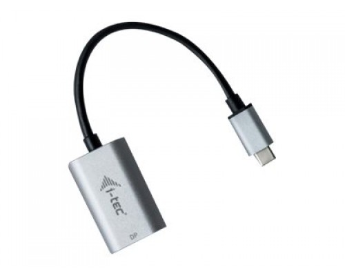 I-TEC USB C to Display Port Metal Adapter 1x DP 4K 60Hz Ultra HD kompatible with Thunderbolt 3