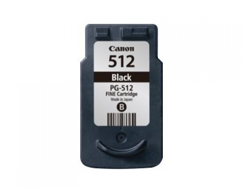 CANON PG-512 inktcartridge zwart standard capacity 15ml 401 pagina s 1-pack blister met alarm