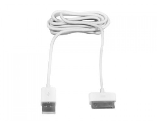 EWENT EW9903 USB2.0 to Apple 30 pin cable OD 3.5 Length 1.5M  white