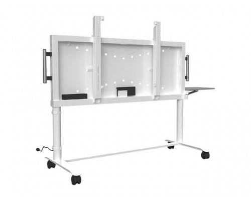 HKS VST-MS mobile motorised display mount especially suitable for MS Surface Hub 85inch traffic white Hub 60cm max.100kg