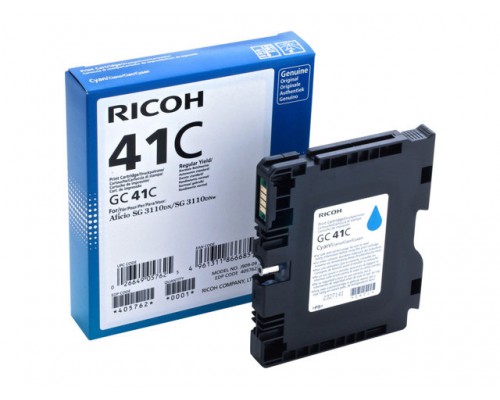 RICOH GC-41C gel cartridge cyaan high capacity 2.200 pagina s 1-pack