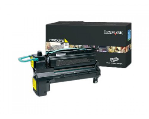 LEXMARK C792 toner geel standard capacity 20.000 pagina s 1-pack