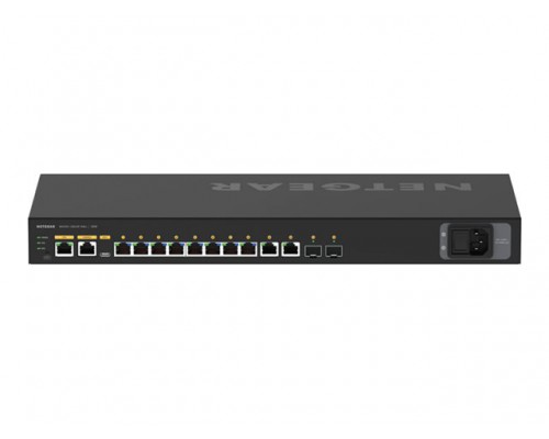 NETGEAR 12-Port AV Line M4250-10G2XF-PoE+ 8x1G PoE+ 240W 2x1G 2xSFP+ Managed Switch