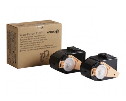 XEROX 7100 toner cyaan standard capacity 2x4.500 pagina s 2-pack