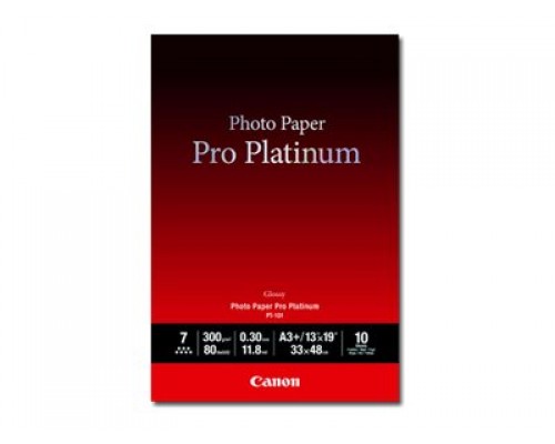 CANON PT-101 pro platinum photo paper 300g/m2 A3+ 10 sheets 1-pack