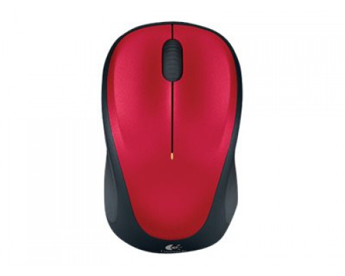 LOGITECH Mouse Wireless M235 Red - Muis Rood Draadloos