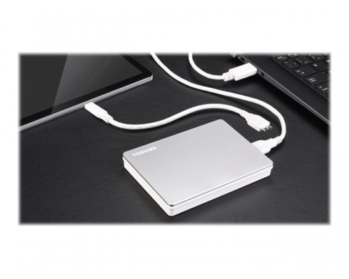 TOSHIBA Canvio Flex 4TB 2.5inch USB-C External Hard Drive Silver