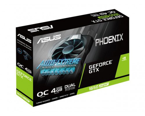 ASUS GEFORCE PH-GTX1650S-4GB VGA NVIDIA GeForce GTX 1650 SUPER GDDR6 4GB DVI HDMI Display Port