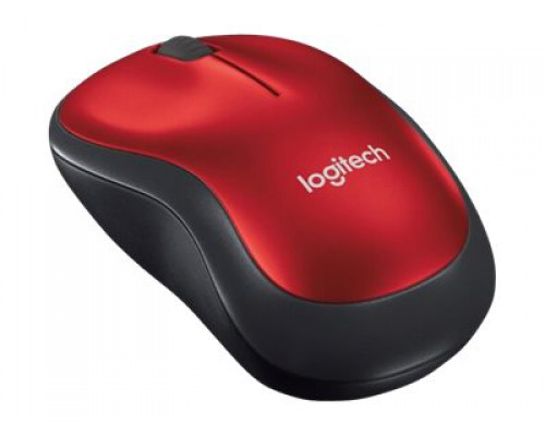 LOGITECH M185 Wireless Mouse - RED - EWR2