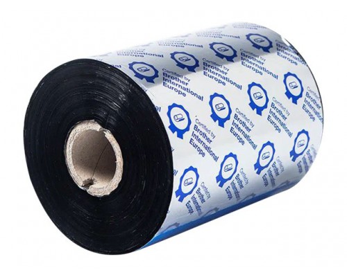 BROTHER Black ribbon Premium resin 110mm x 600m Sold in 6-pack