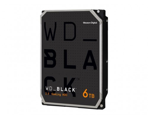 WD Desktop Black 6TB HDD 7200rpm 6Gb/s serial ATA sATA 256MB cache 3.5inch intern RoHS compliant Bulk