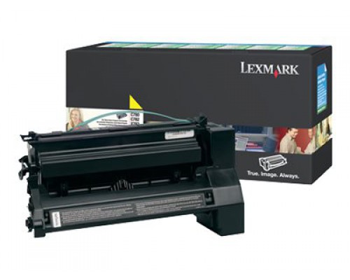 LEXMARK C782, X782e tonercartridge geel standard capacity 6.000 pagina s 1-pack