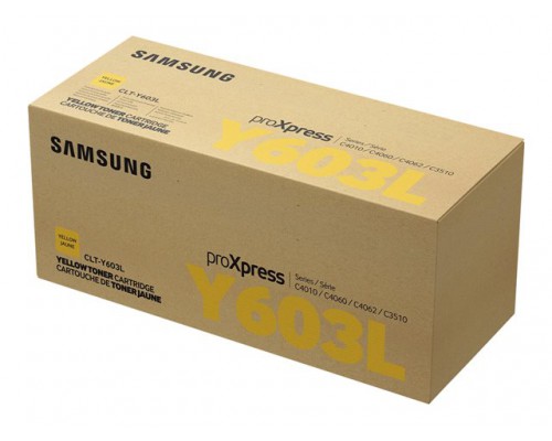 SAMSUNG CLT-Y603L/ELS High Yield Yellow Toner Cartridge