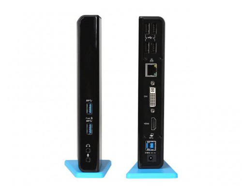 I-TEC USB 3.0 Dual Docking Station 1x DVI 1x HDMI 2048x1152 Px GLAN 2x USB 3.0 4x USB 2.0 Hub Audio 1x USB w. BC1.2