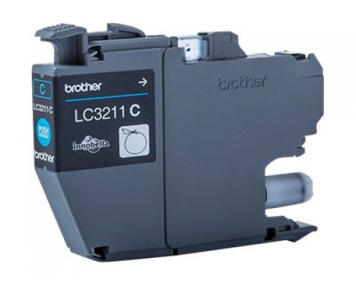 BROTHER LC3211C Cyan ink cartridge with a capacity of 200 pages