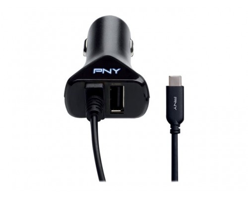 PNY USB-C Car Charger Black RB