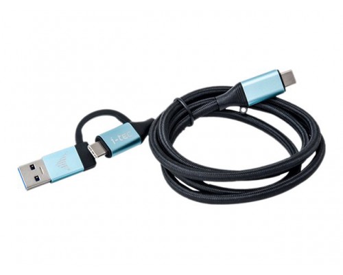 I-TEC USB-C to USB-C Cable with integrated USB 3.0 Adapter 100cm