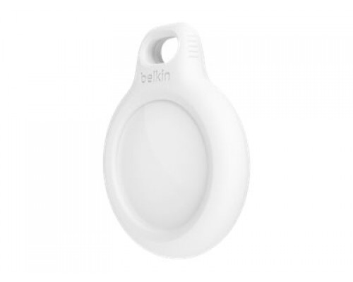 BELKIN AirTag Holder with Keyring - White