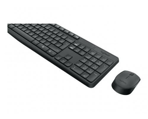 LOGITECH MK235 wireless Keyboard + Mouse Combo Grey - Nordic Layout (PAN)