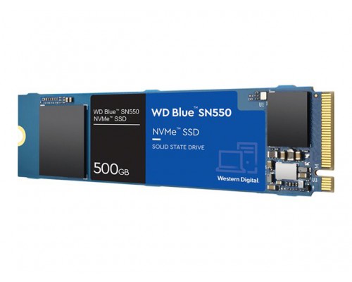 WD Blue SSD SN550 NVMe 500GB M.2 2280 PCIe Gen3 8Gb/s Bulk