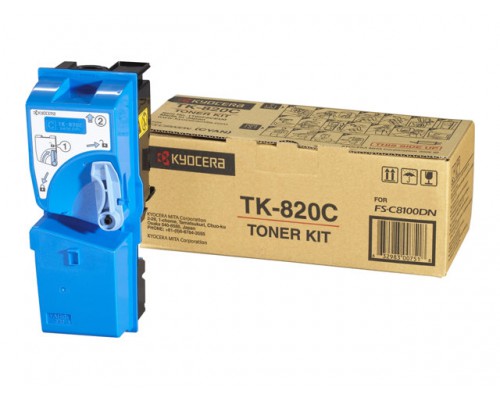 KYOCERA TK-820 tonercartridge cyaan standard capacity 7.000 paginas 1-pack