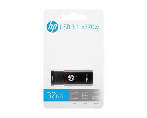 HP x770w 32GB USB stick sliding