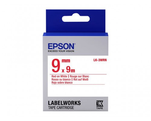 EPSON LK-3WRN Standard Rouge/Blanc 9/9