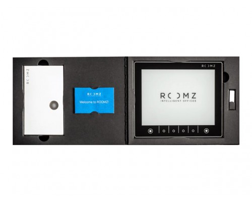 ROOMZ Experience Box includes 1 Display 1 Sensor 1 Wallmount bracket 1 hour installation support