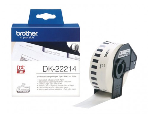 BROTHER P-Touch DK-22214  continue length paper 12mm x 30.48m