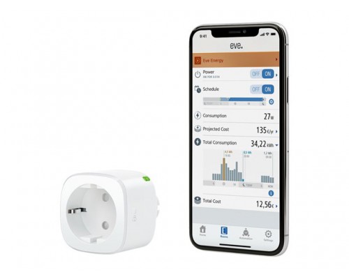 EVE Energy - Smart Plug & Power Meter for Apple HomeKit