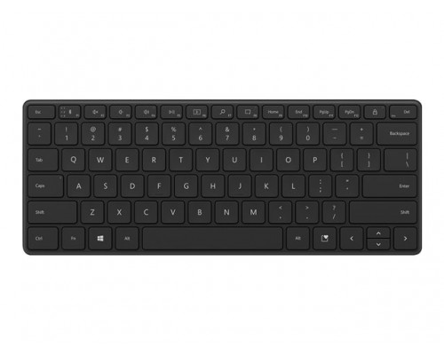 MS Bluetooth Compact Keyboard Eng Intl Euro Hdwr Black