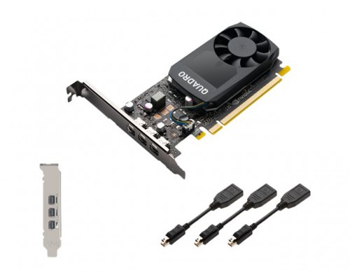 PNY Quadro P400 DVI PCI-Express 3.0 x16 LP 2GB GDDR5 64bit 3x Mini DP 1.4