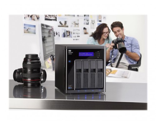 WD My Cloud EX4100 32TB NAS 4-Bay person. Cloud storage incl WD Red drives 1,6GHz Marvell ARMADA 388 dual-core proc. 2GB RAM