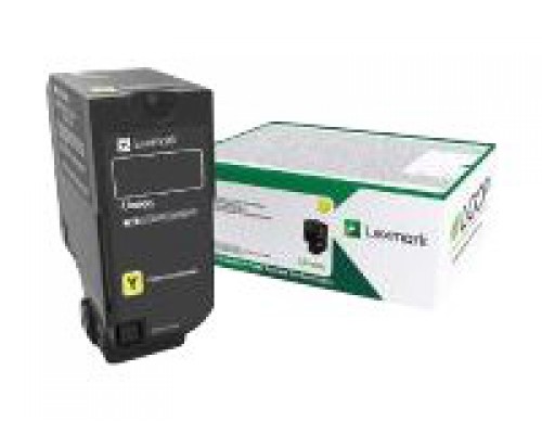 LEXMARK 15K Return Program Gele Toner Cartridge CS/CX827