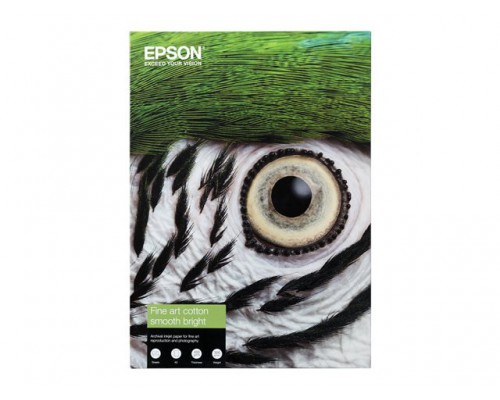 EPSON Fine Art Cotton Smooth Bright A3+ 25 Sheets