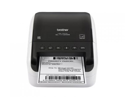 BROTHER QL-1110NWB: Wide Format Professional Label Printer with Wi-Fi Ethernet and Bluetooth