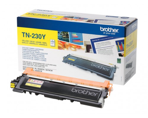 BROTHER TN-230 tonercartridge geel standard capacity 1.400 pagina s 1-pack