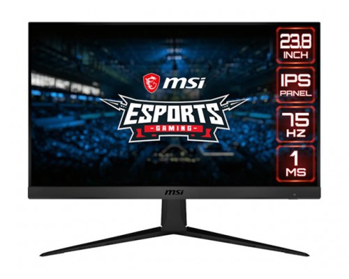 MSI Optix G241V E2 23.8inch 1920x1080 IPS Flat 75Hz 1ms Black HDMI 1.4 DP 1.2