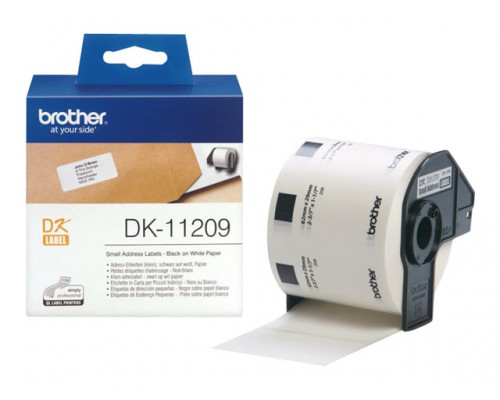 BROTHER P-Touch DK-11209 die-cut adress label small 29x62mm 800 labels