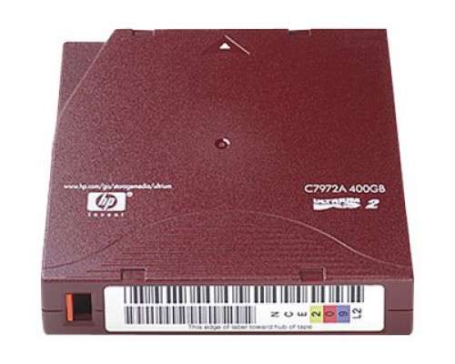 HPE LTO Ultrium 2 pre-labelled data cartridge 200 / 400GB 20-pack