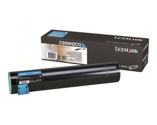 LEXMARK C935 tonercartridge cyaan standard capacity 24.000 pagina s 1-pack