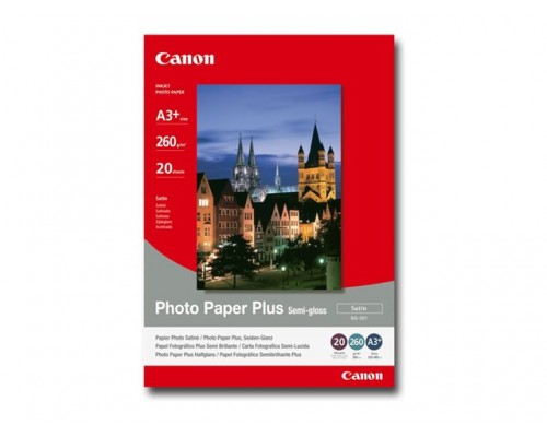 CANON SG-201 semi glossy photo paper inktjet 260g/m2 A3+ 20 sheets 1-pack