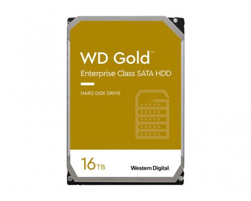WD Gold 16TB HDD 7200rpm 6Gb/s sATA 512MB cache 3.5inch intern RoHS compliant Enterprise Bulk