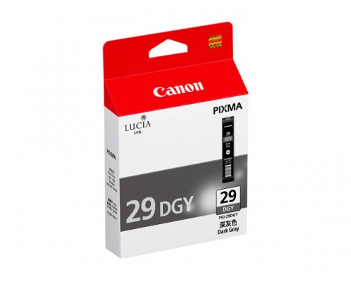 CANON PGI-29 DGY inktcartridge donker grijs standard capacity 710 pictures 1-pack