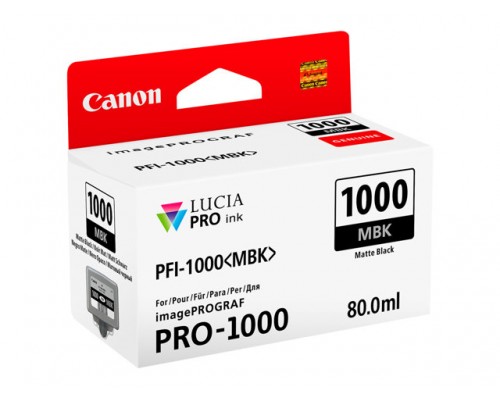 CANON PFI-1000 mat zwarte inkttank