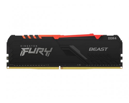 KINGSTON 8GB 2666MHz DDR4 CL16 DIMM FURY Beast RGB