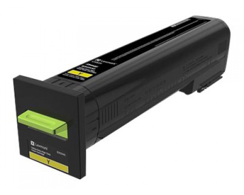 LEXMARK CX825 Cartridge of toner Yellow very high capacity 22K